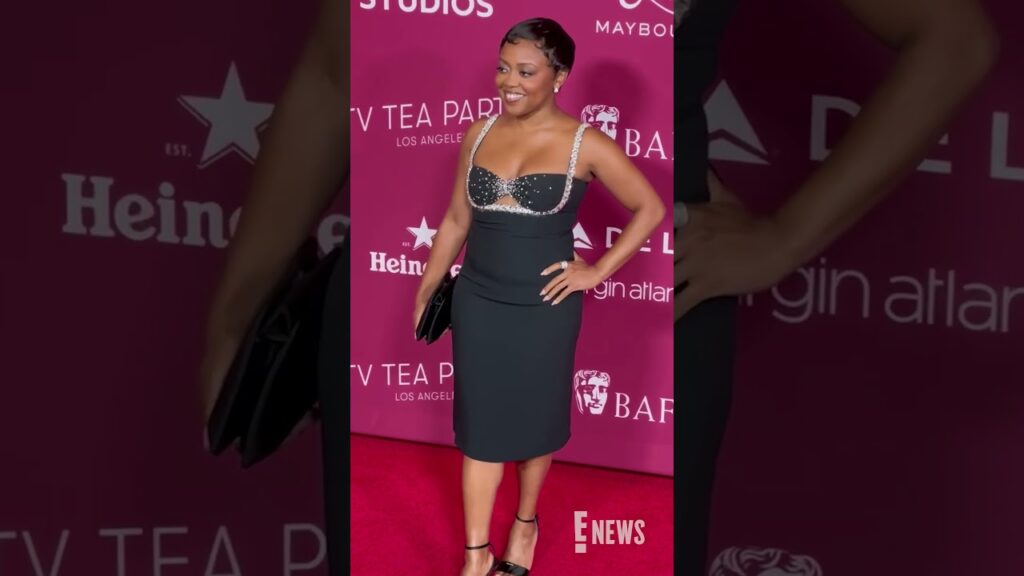 Quinta Brunson arrives at BAFTA's TV Tea Party carpet. 🤩