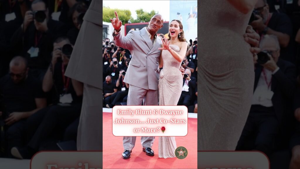 Emily Blunt & Dwayne The Rock Johnson: Red Carpet Sparks or True Magic?🌹 Emily Blunt & Dwayne The Rock Johnson: Red Carpet Sparks or True Magic?🌹