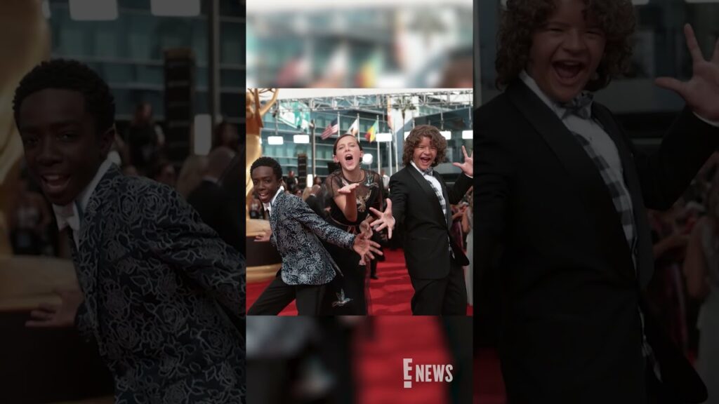 Remember when the cast of "Stranger Things" hit the 2016 #Emmys glambot?