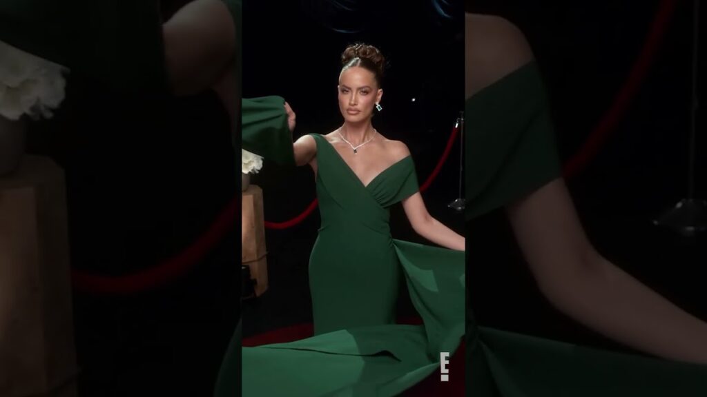 Haley Kalil hits the #Emmys glambot.