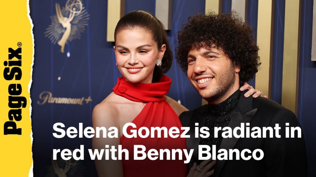 Selena Gomez is radiant in red at Emmys 2025 with Benny Blanco Selena Gomez is radiant in red at Emmys 2025 with Benny Blanco