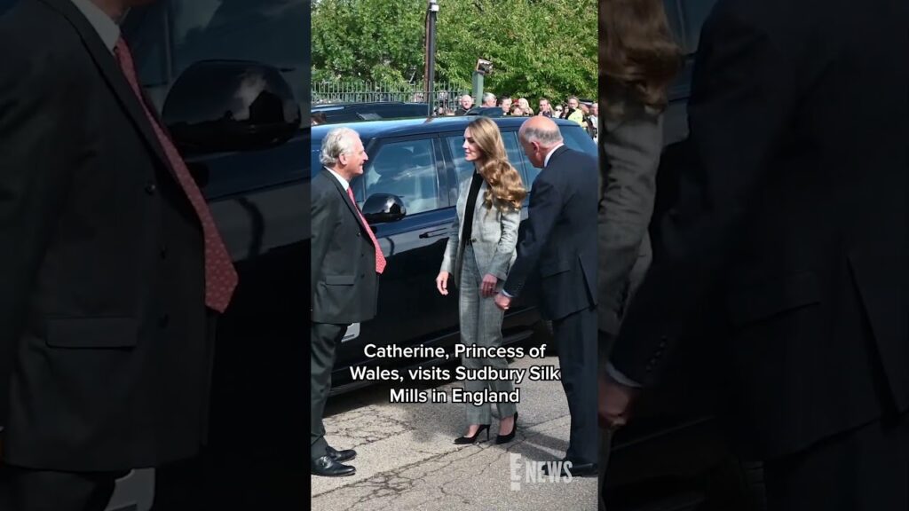 Catherine, Princess of Wales, celebrates British creativity and craftsmanship in Sudbury, England.