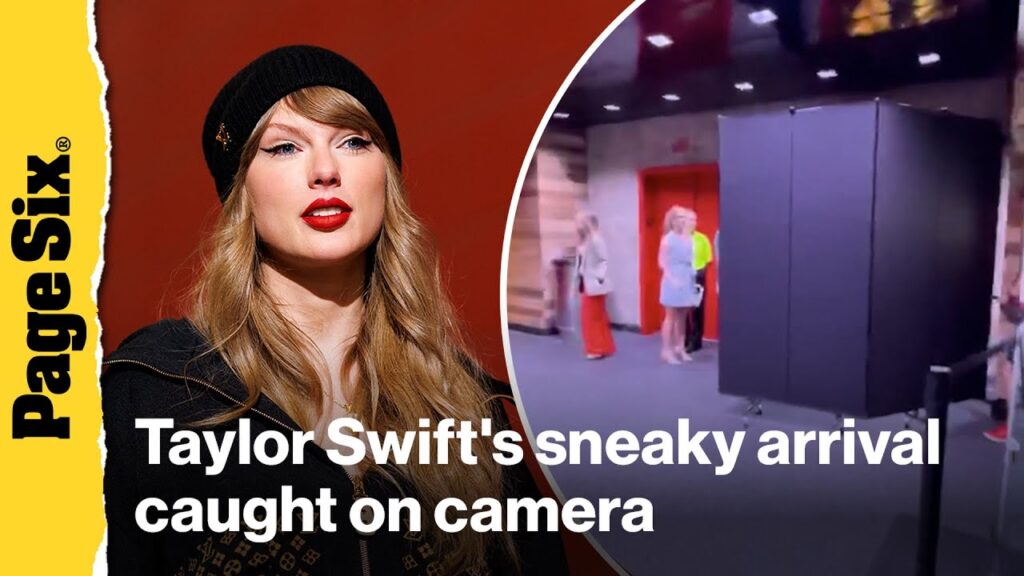 See the moment Taylor Swift snuck into Travis Kelce’s Chiefs vs. Eagles game