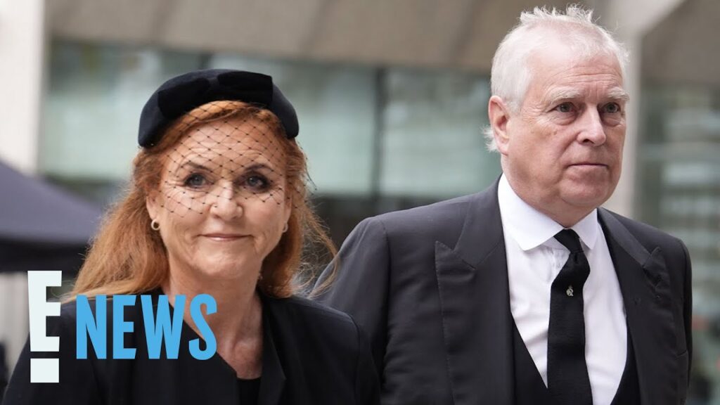 Prince Andrew Makes Rare Appearance With Ex Sarah Ferguson at Funeral | E! News