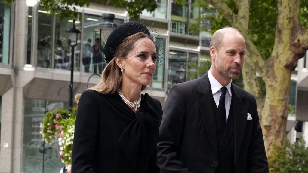 Kate Middleton, the Princess of Wales, is elegant as she attends the Duchess of Kent's funeral