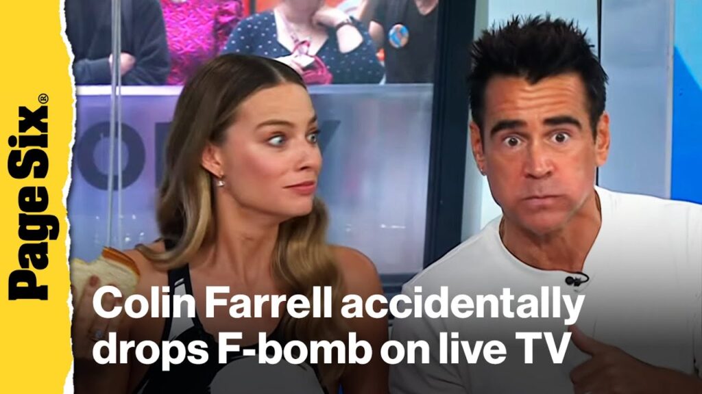 Colin Farrell accidentally drops F-bomb on live TV in hilarious interview moment with Margot Robbie Colin Farrell accidentally drops F-bomb on live TV in hilarious interview moment with Margot Robbie