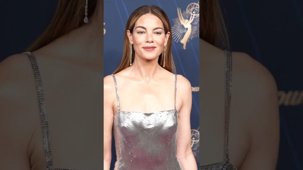 Michelle Monaghan looks drop dead gorgeous on the Emmys red carpet