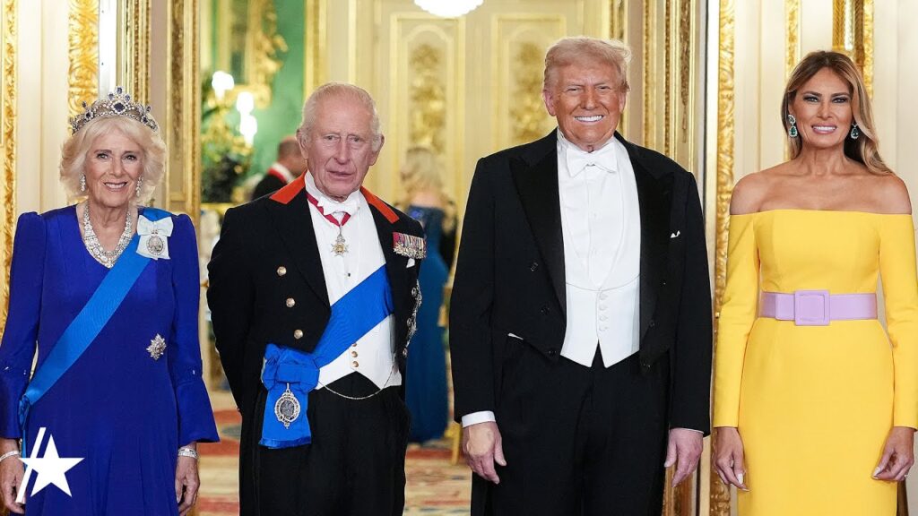 See Melania Trump’s BOLD Look For State Dinner w/ Kate Middleton & Prince William