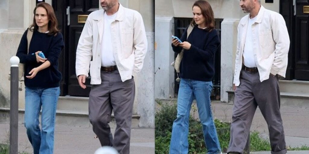 Natalie Portman in a rare appearance with her boyfriend