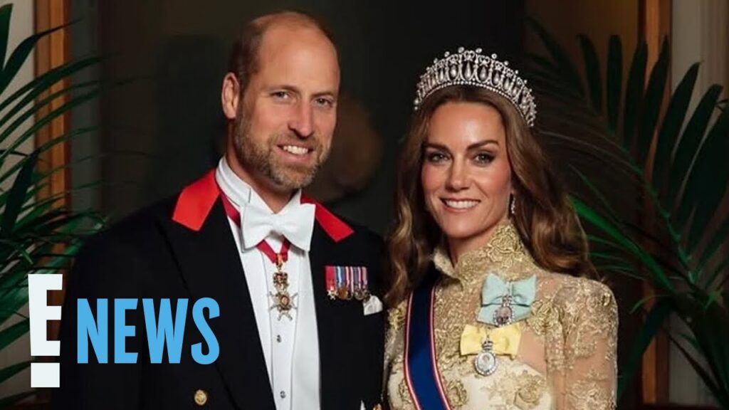 Kate Middleton Glitters in Gold With Princess Diana’s Tiara at State Banquet | E! News Kate Middleton Glitters in Gold With Princess Diana's Tiara at State Banquet | E! News