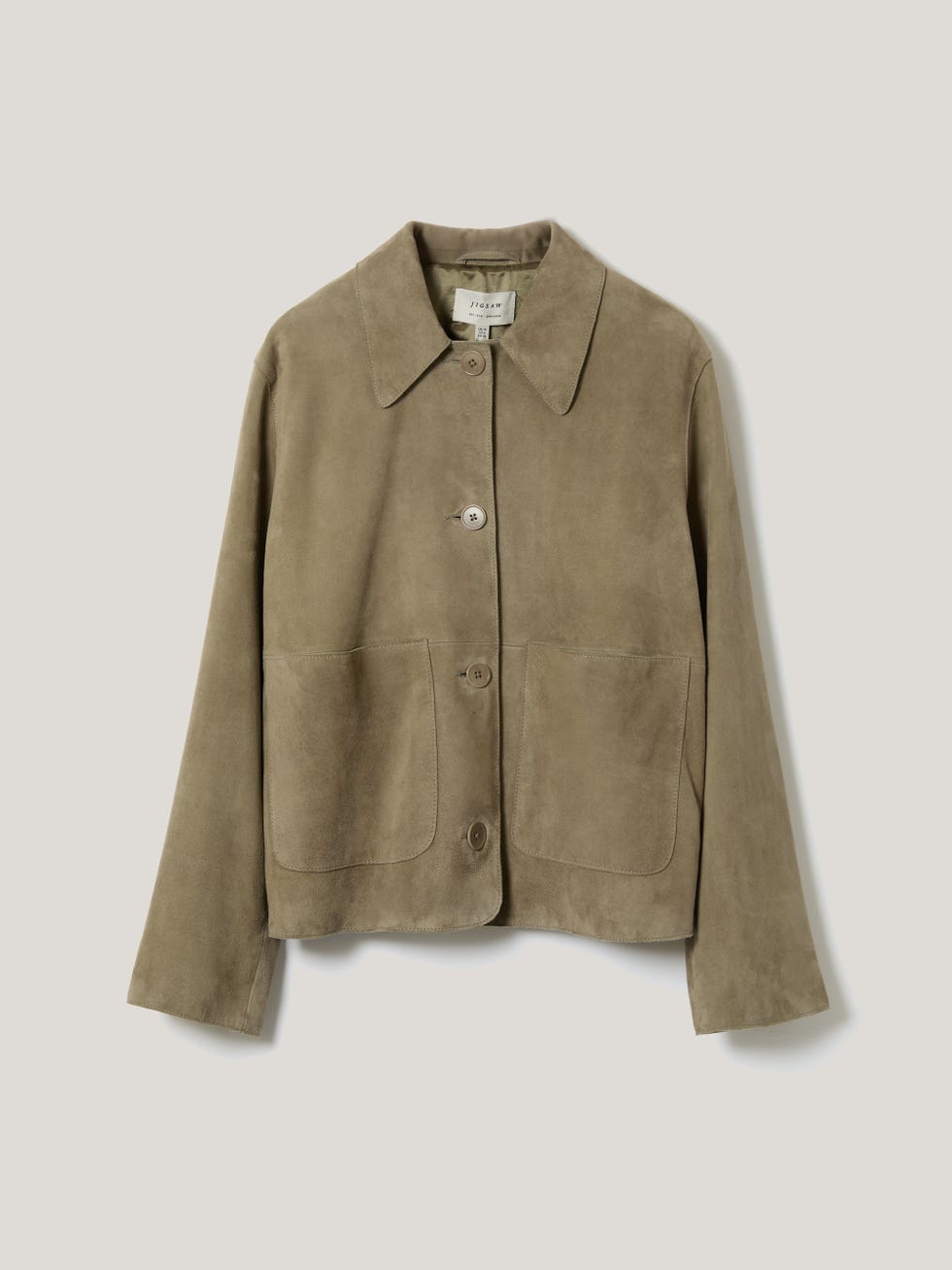 Suede Cropped Jacket