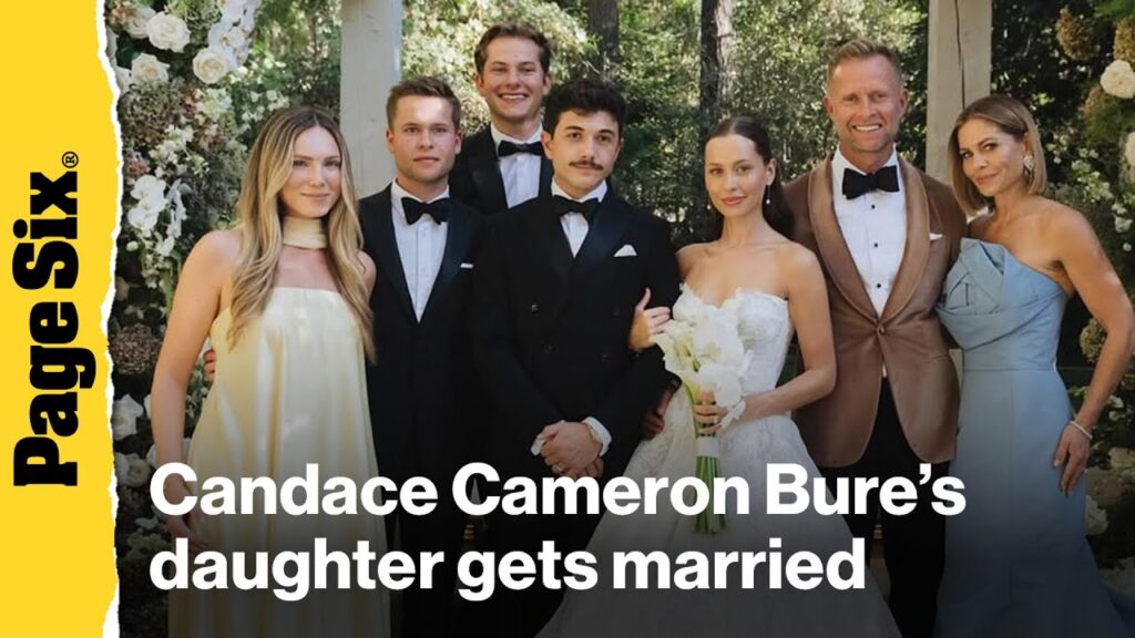 Candace Cameron Bure's daughter Natasha marries Disney Channel alum Bradley Steven Perry