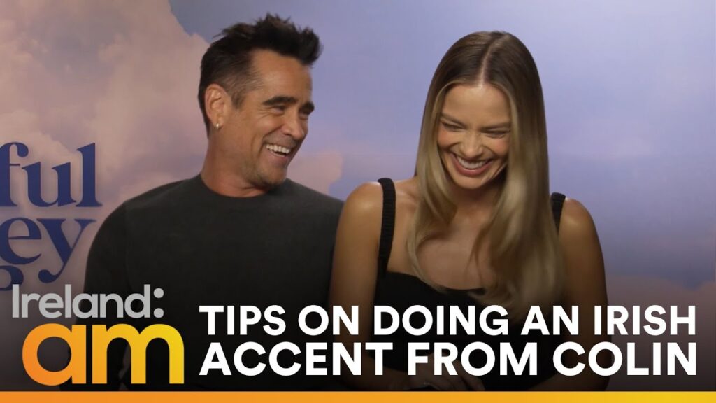 Colin Farrell & Margot Robbie on doing Irish accents, line dancing & moving the entire crew to tears Colin Farrell & Margot Robbie on doing Irish accents, line dancing & moving the entire crew to tears