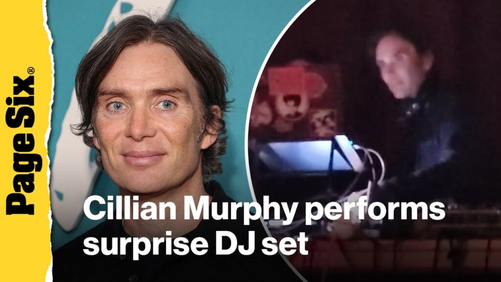 Cillian Murphy jumps on the decks for hometown festival set Cillian Murphy jumps on the decks for hometown festival set
