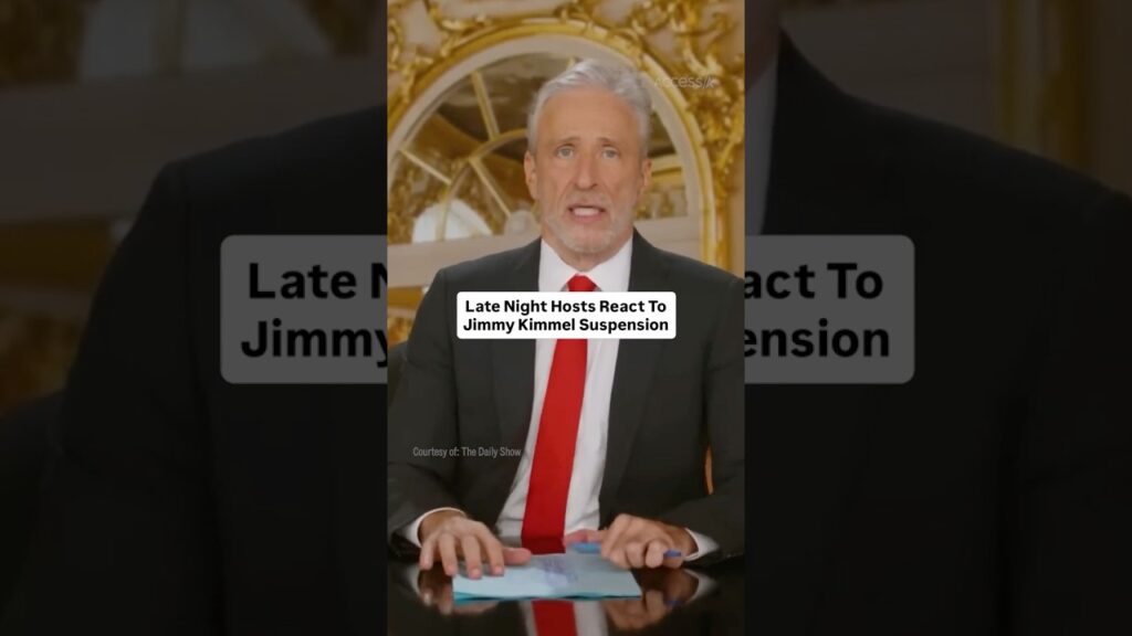 Late Night Hosts React To Jimmy Kimmel Suspension Late Night Hosts React To Jimmy Kimmel Suspension