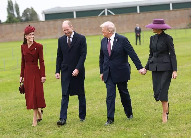 President Trump arrival Windsor Castle on his second state visit to the UK