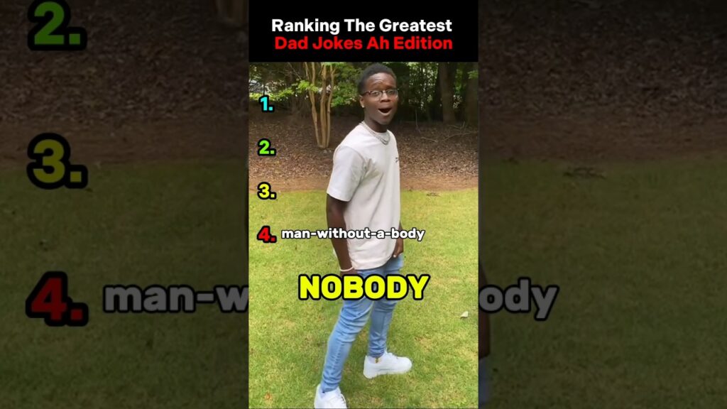 Ranking The Greatest Dad Jokes Ah Edition