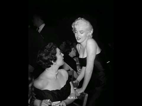 Marilyn Monroe and Joe DiMaggio at Jackie Gleason's birthday party. February 26th 1955