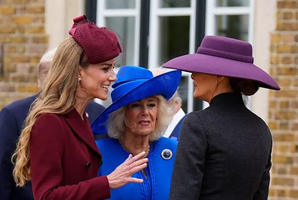 Three women talking
