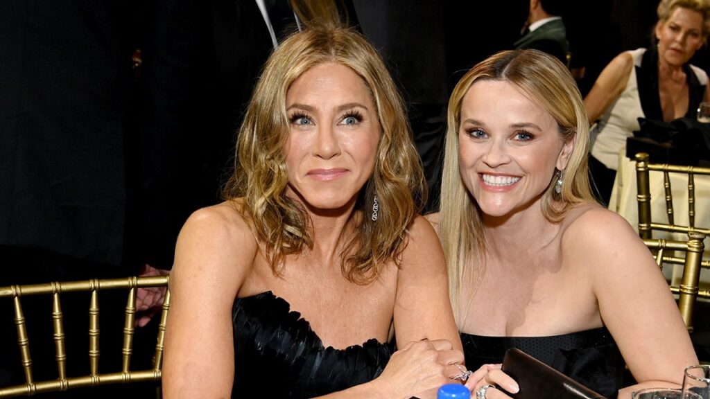 Jennifer Aniston floored as Reese Witherspoon drops real name surprise Jennifer Aniston floored as Reese Witherspoon drops real name surprise