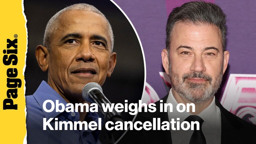 Barack Obama weighs in on Jimmy Kimmel cancellation Barack Obama weighs in on Jimmy Kimmel cancellation