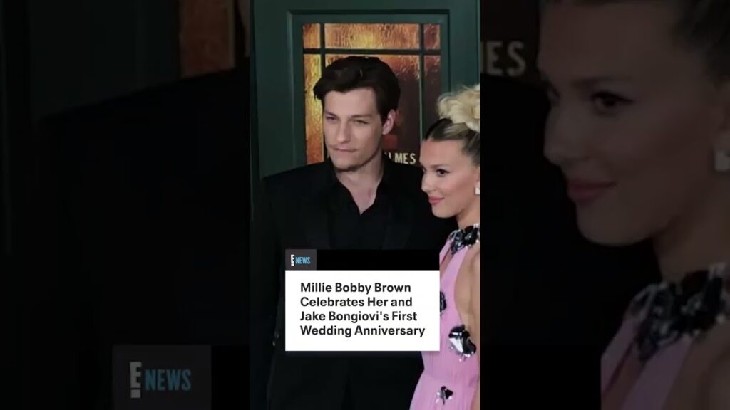See how Millie Bobby Brown celebrated her and Jake Bongiovi’s first wedding anniversary.