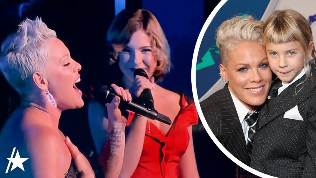 Pink’s Daughter Willow Gets STANDING OVATION After Performing w/ Her Mom & Hugh Jackman Pink's Daughter Willow Gets STANDING OVATION After Performing w/ Her Mom & Hugh Jackman