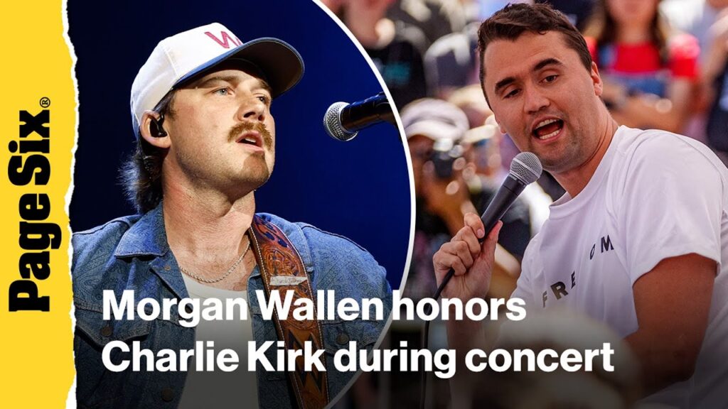 Morgan Wallen honors Charlie Kirk and family during concert
