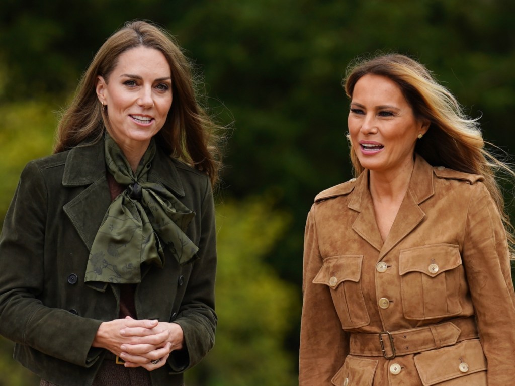 Melania Trump's Visit with Kate Middleton Unlocked Her Relatable Side