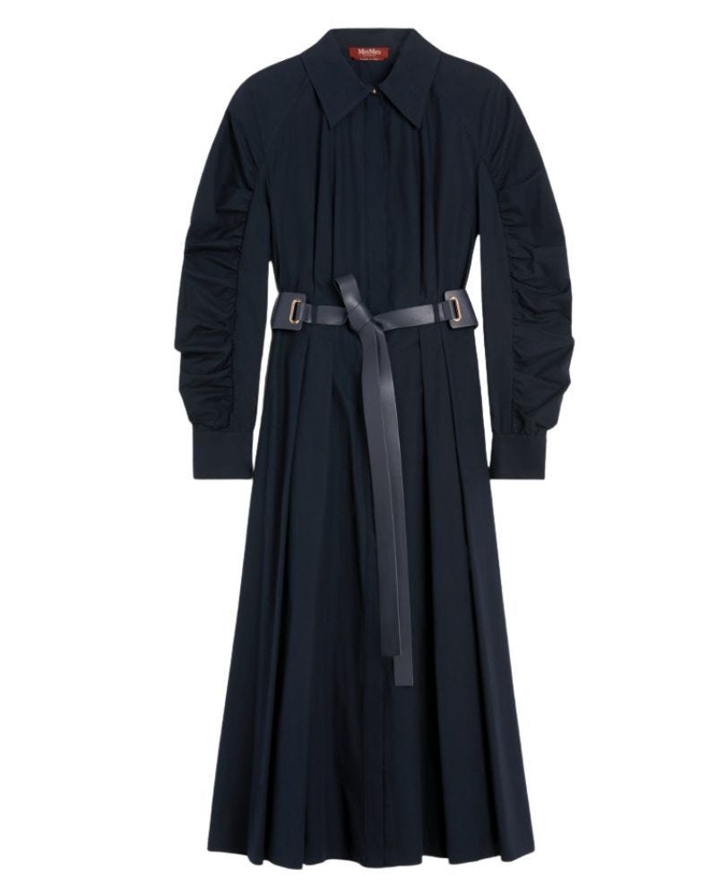 MaxMara navy shirt dress 