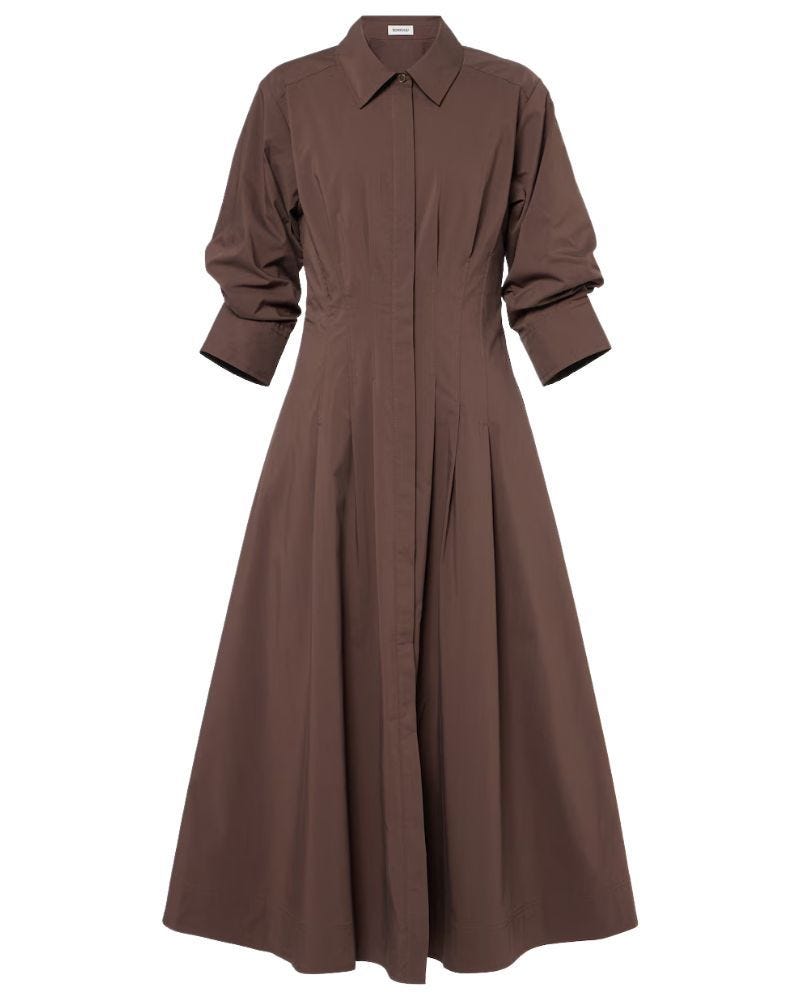 Simkhai cotton-blend midi dress 