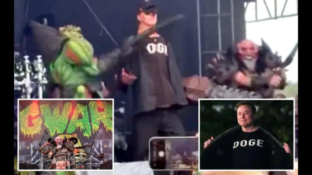 GWAR ‘Beheads’ Elon Musk and ‘Murders’ Trump During Riot Fest Music Performance as Critics Say It ‘Normalizes Violence’