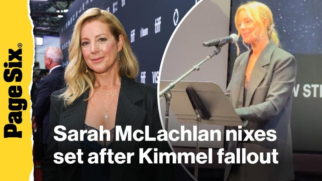Sarah McLachlan nixes performance at ABC premiere after network suspends ‘Jimmy Kimmel Live!’ Sarah McLachlan nixes performance at ABC premiere after network suspends 'Jimmy Kimmel Live!'
