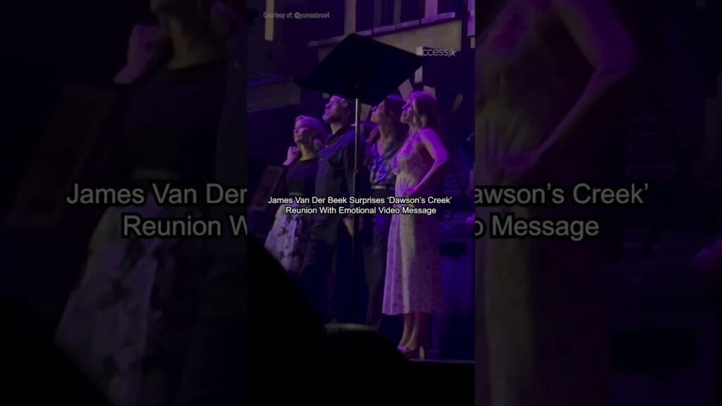 James Van Der Beek Surprises ‘Dawson’s Creek’ Reunion With Emotional Video Message James Van Der Beek Surprises ‘Dawson’s Creek’ Reunion With Emotional Video Message