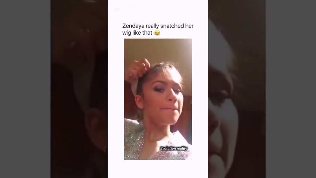 Zendaya really snatched her wig like that 😂#zendaya #tomholland #tomdaya #shorts