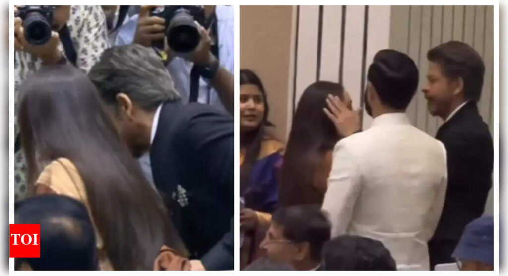 ‘Ek hi dil hai, kitni baar jeetoge SRK babu?’: Fans react as Shah Rukh Khan holds Rani Mukerji’s pallu, fixes her hair at National Awards – WATCH | 'Ek hi dil hai, kitni baar jeetoge SRK babu?': Fans react as Shah Rukh Khan holds Rani Mukerji's pallu, fixes her hair at National Awards - WATCH |