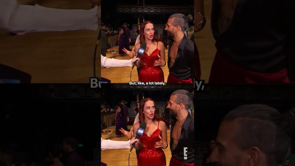 Whitney Leavitt and Emily Blunt could be cousins. That's all. 👏. #DWTS