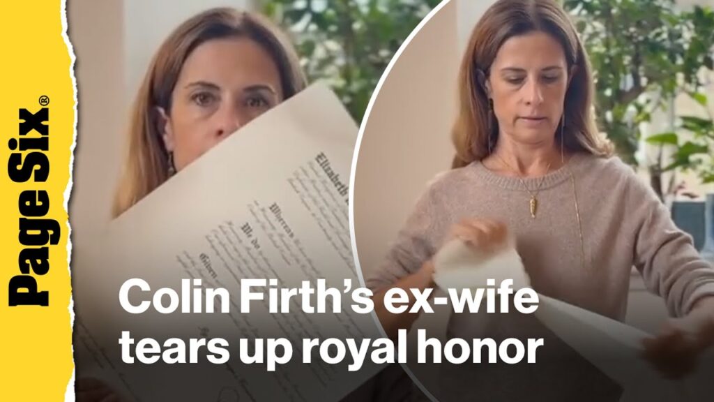 Colin Firth’s ex tears up royal honor over Trump’s UK state visit: ‘Cowardly display of appeasing’