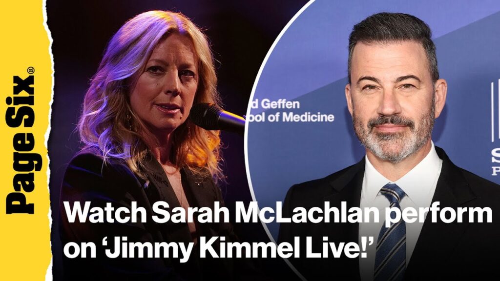 Watch Sarah McLachlan perform on 'Jimmy Kimmel Live!' post-Disney and ABC protest