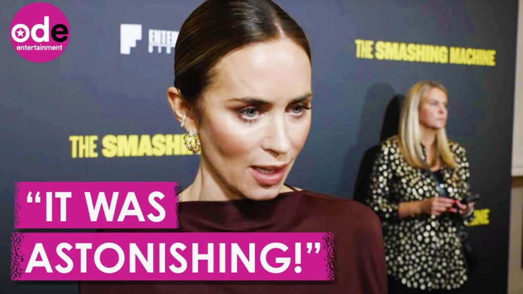 Emily Blunt on Dwayne Johnson’s Transformation in The Smashing Machine
