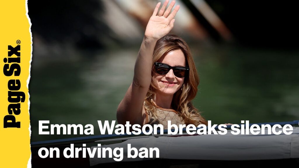 Emma Watson breaks silence on driving ban