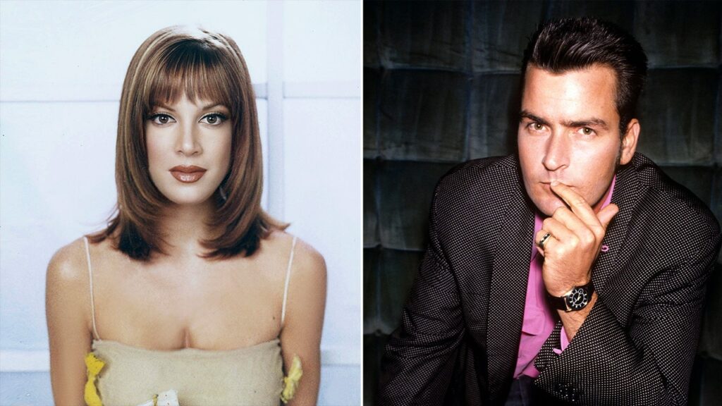 '90210' star Tori Spelling responds to Charlie Sheen memoir with her side of story