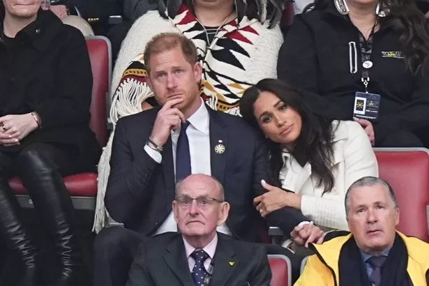 The Duke and Duchess of Sussex during the opening ceremony of the 2025 Invictus Games