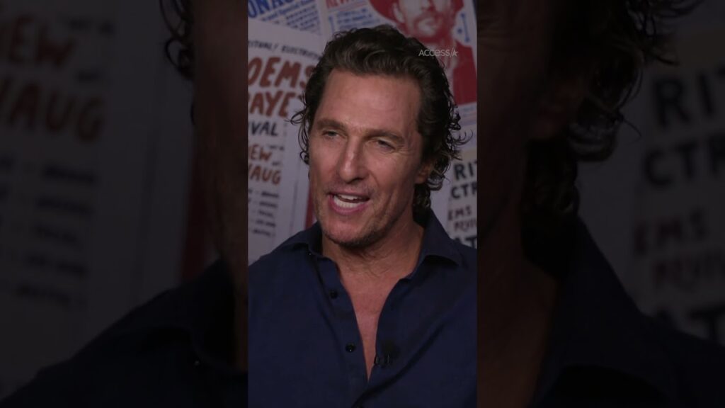 Matthew McConaughey Reflects On The Importance Of Raising 'Good Men'