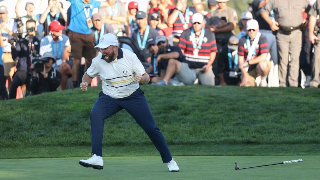 Europe holds off U.S. rally in singles, wins Ryder Cup again Copy Link