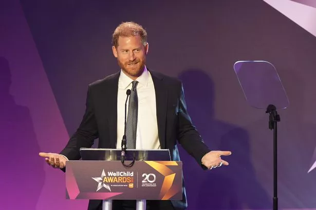 Prince harry on stage