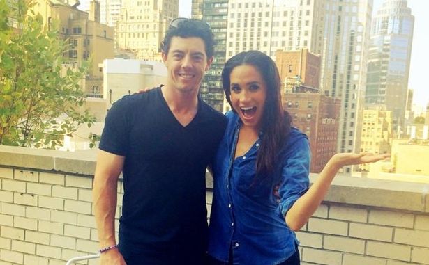 Rory McIlroy and Meghan Markle in 2014