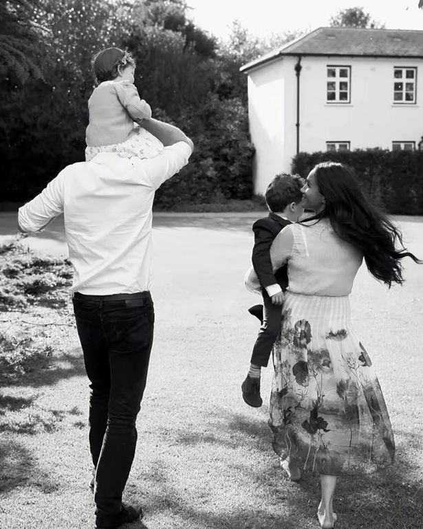 Prince Harry and Meghan Markle with their children Archie and Lilibet
