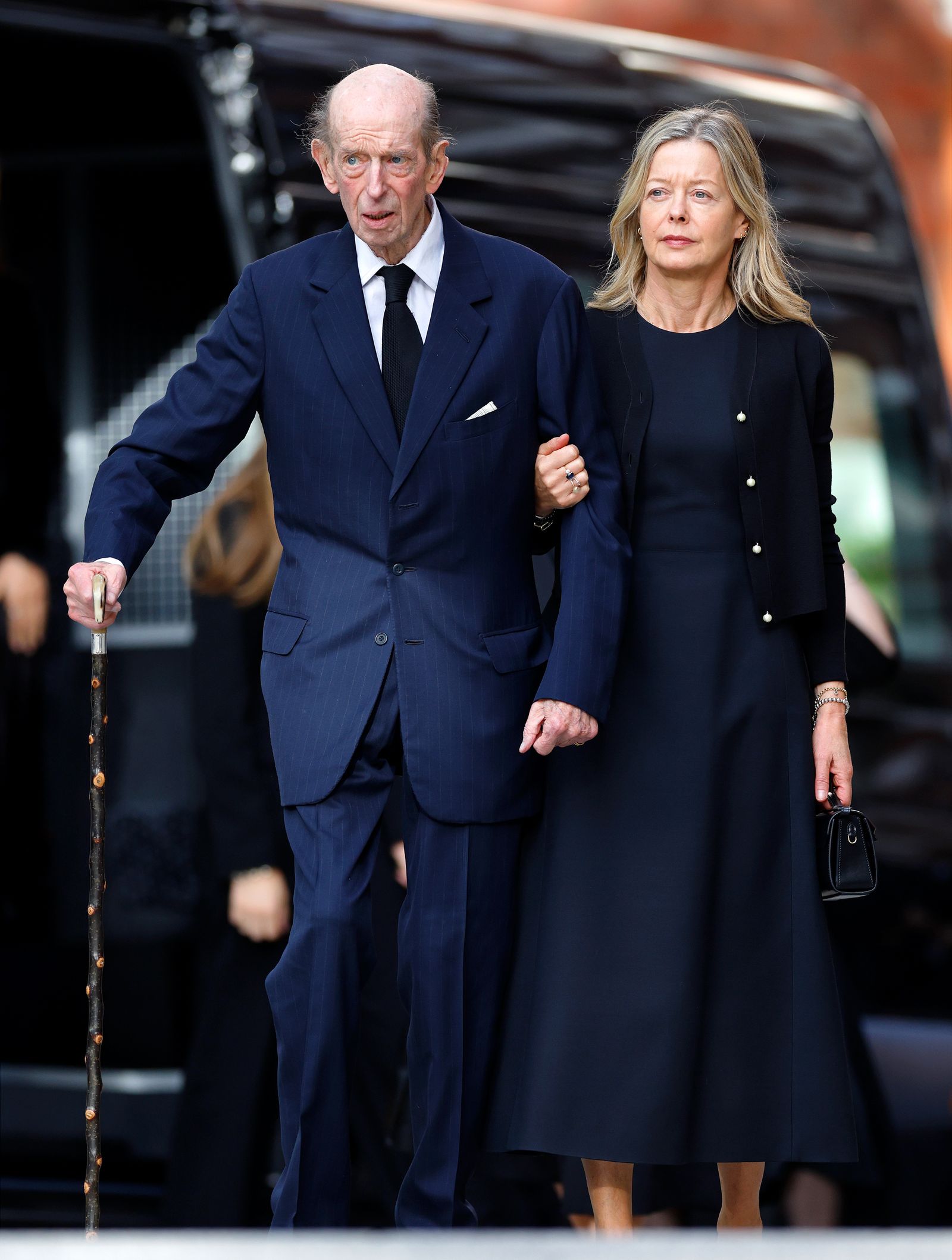 Prince Edward and his daughter Lady Helen Taylor attended a vigil for the Duchess of Kent together ahead of her funeral