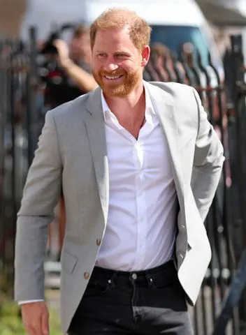 Cameron Smith/Getty Prince Harry on his visit to Nottingham, England on Sept. 9, 2025